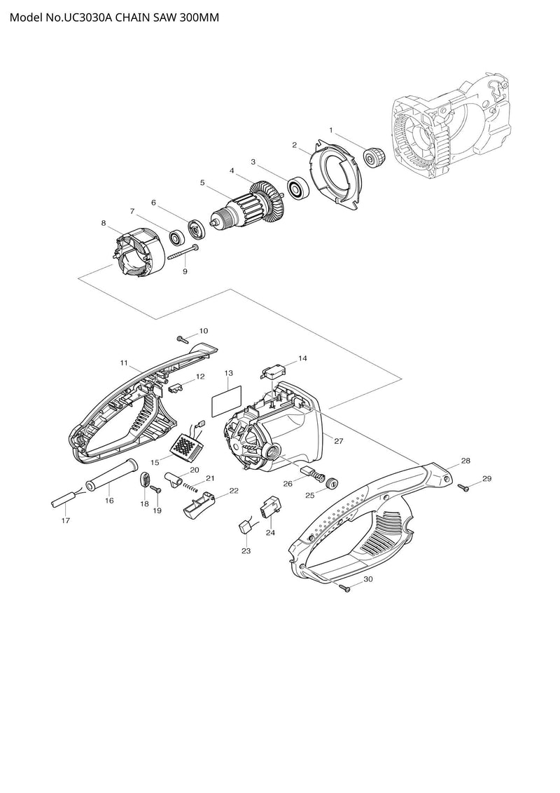 UC3030A exploded view