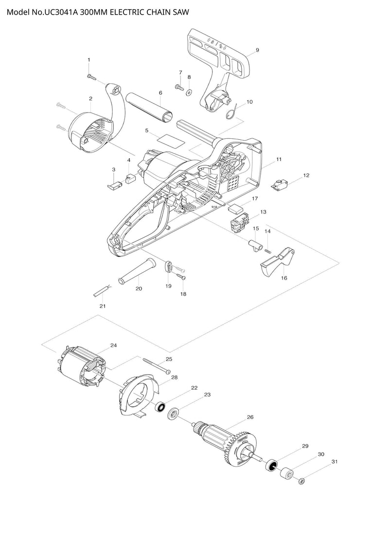 UC3041A exploded view