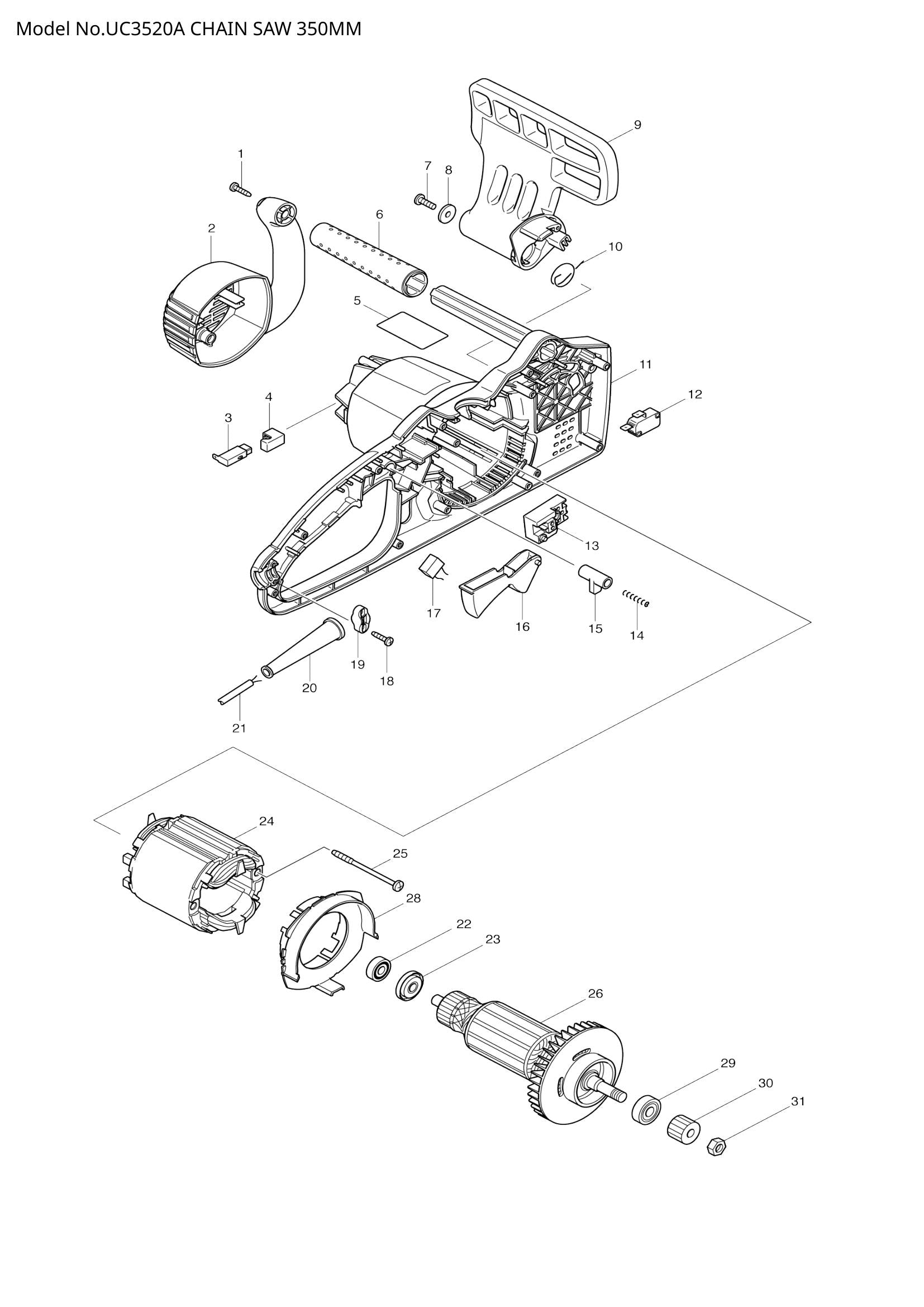 UC3520A exploded view