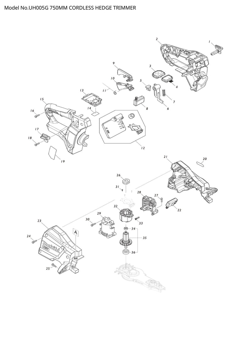 UH005G exploded view