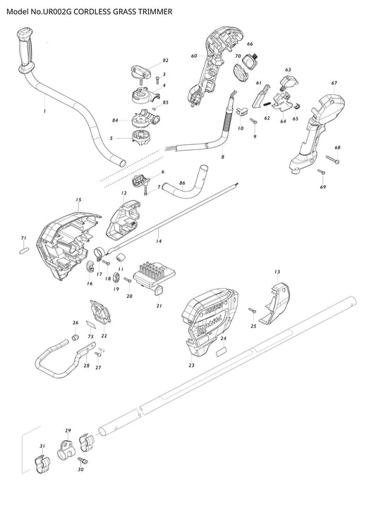 UR002G exploded view