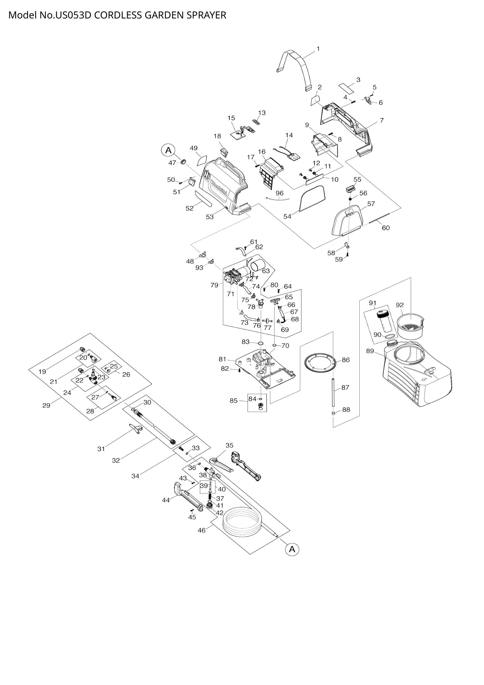 US053D exploded view