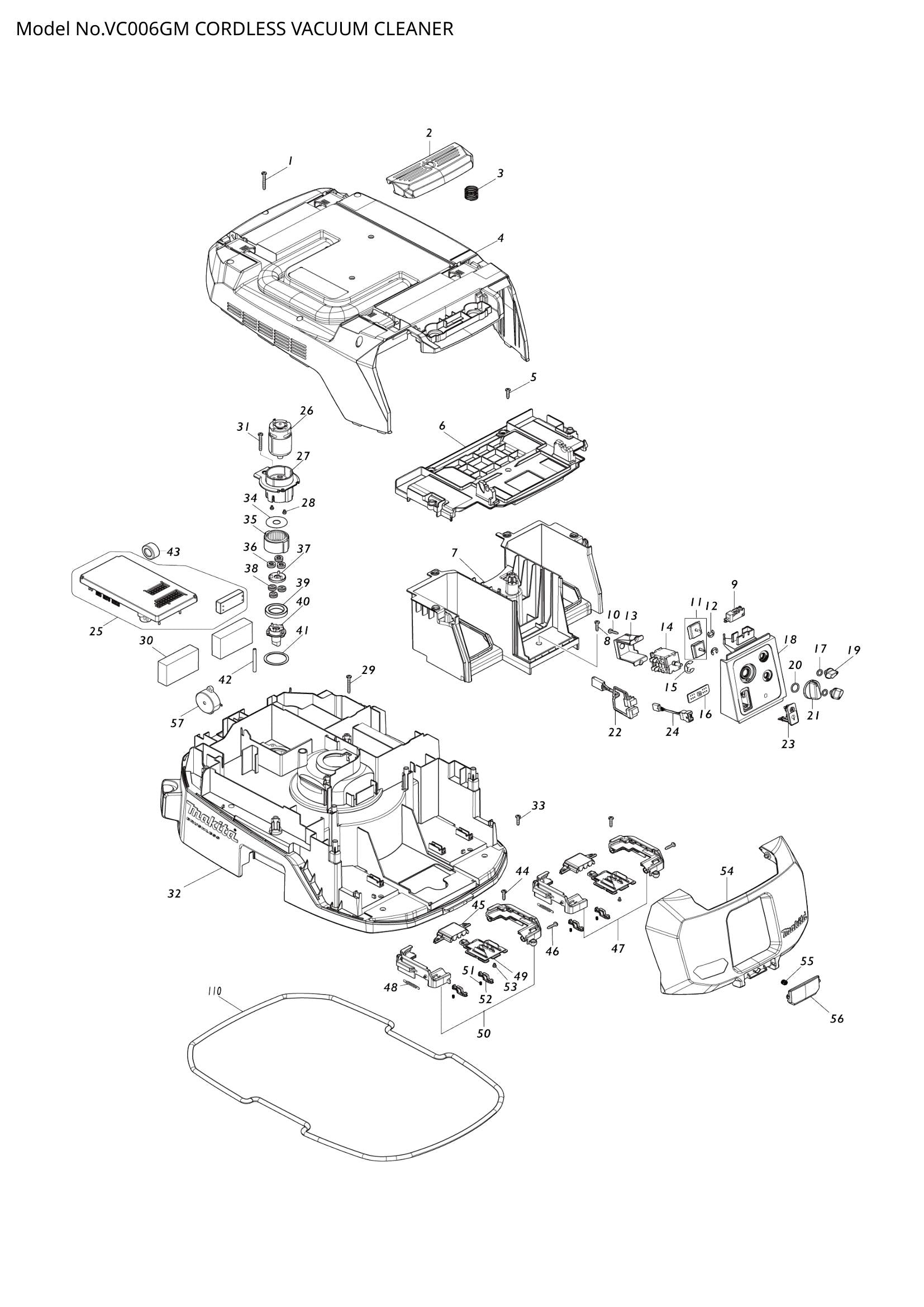 VC006GM exploded view