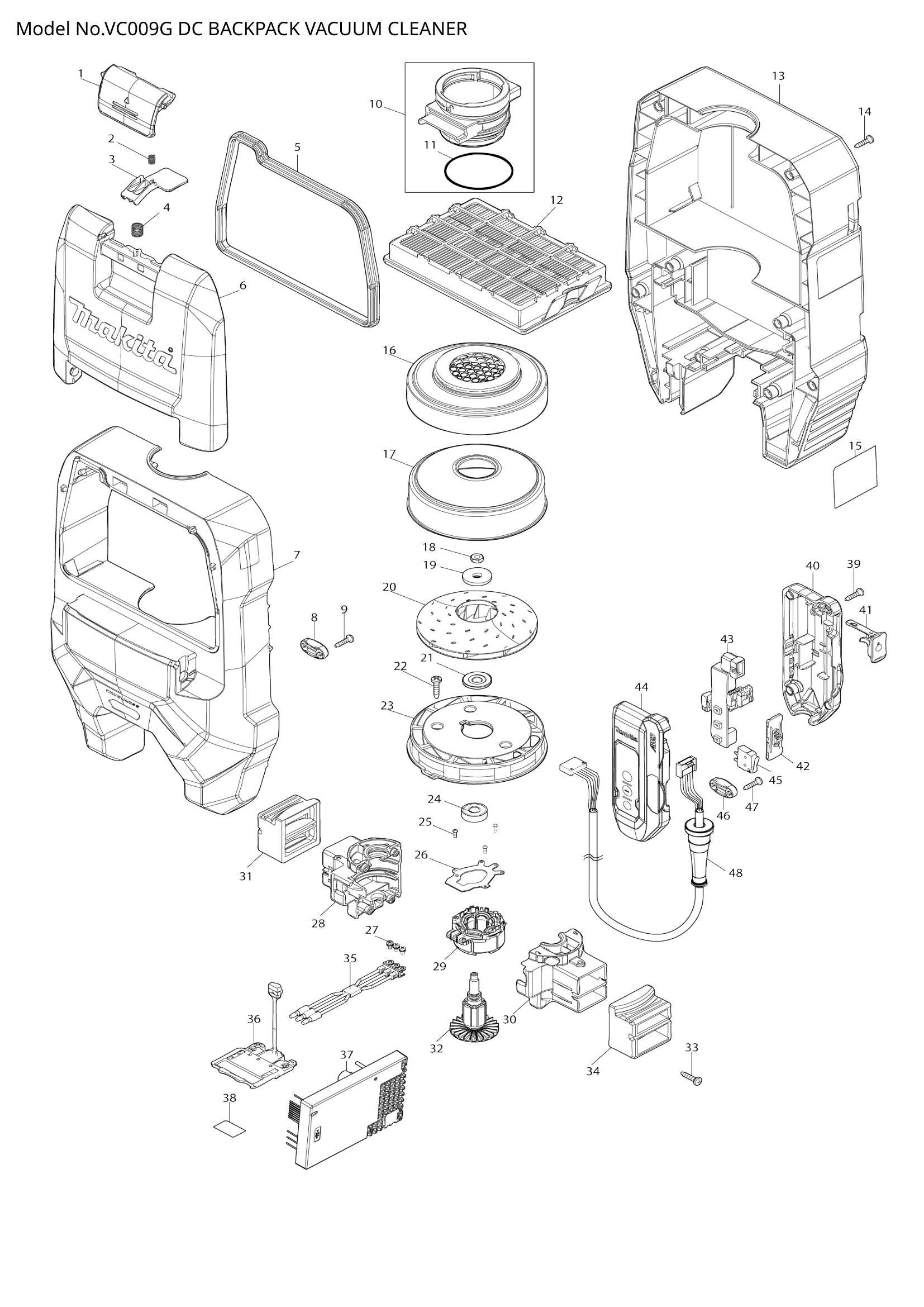 VC009G exploded view