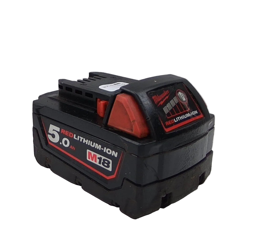 Naudotas Milwaukee M18B5 5 Ah akumuliatorius 18V