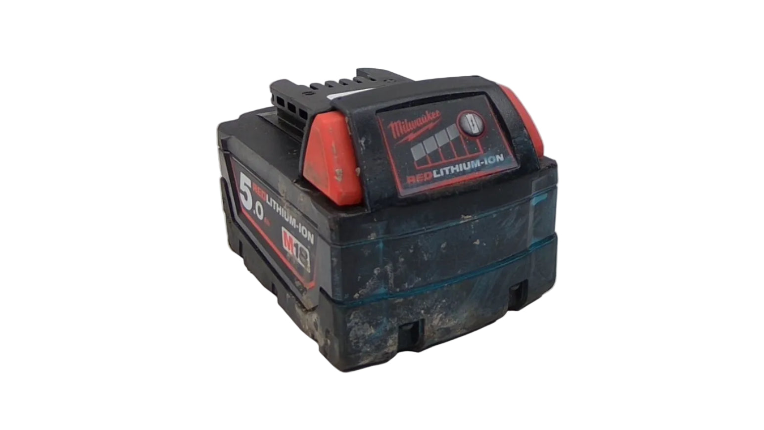 Naudotas Milwaukee M18B5 5 Ah akumuliatorius 18V