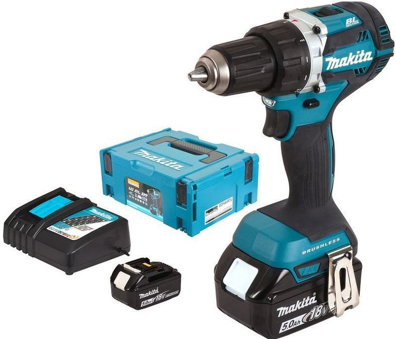 Makita DDF484RTJ Drill Driver LXT ® 18V • 54 Nm • 2 000 min⁻¹ 2 x 5 Ah