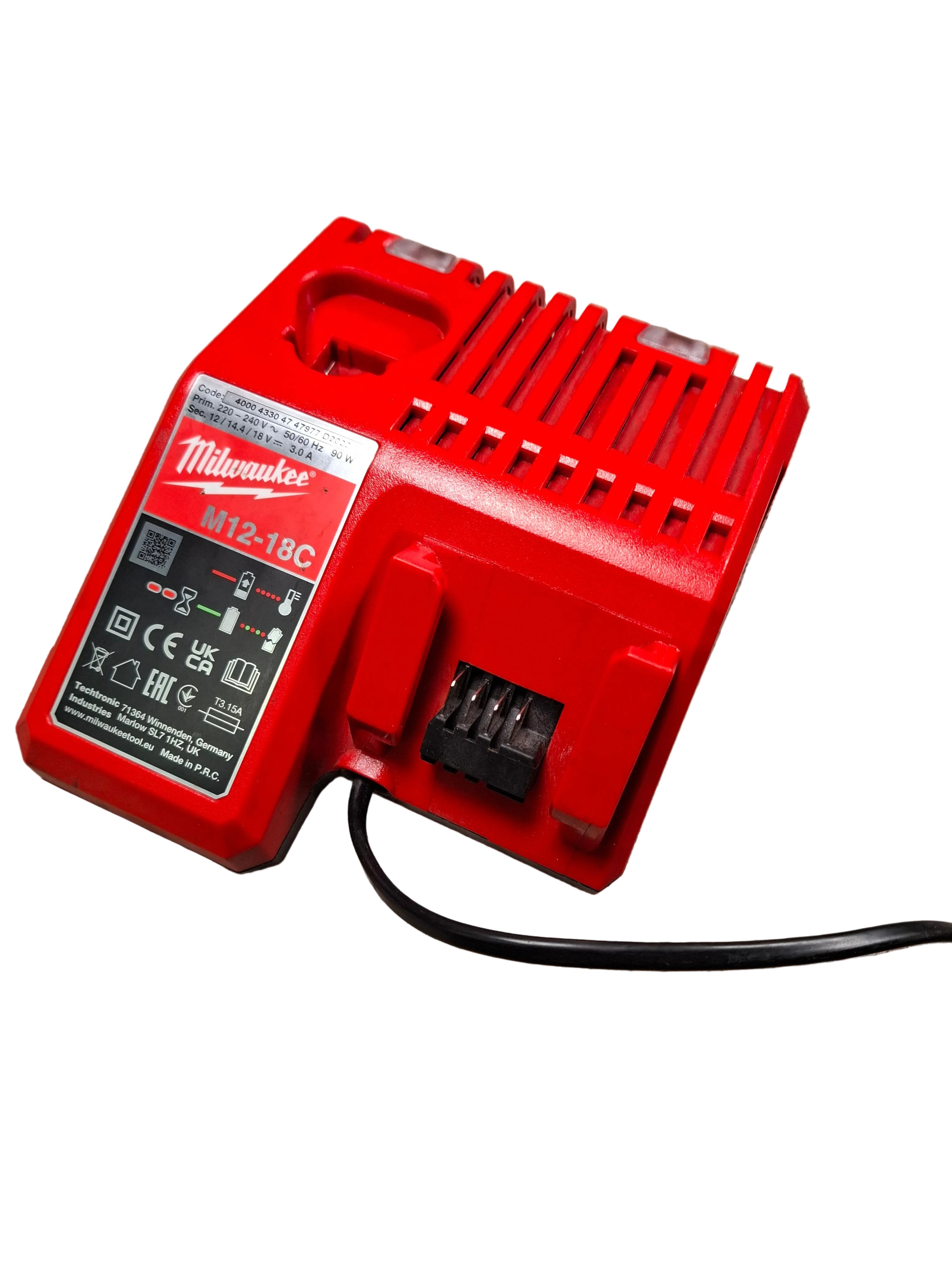 NAUDOTAS Milwaukee greitasis įkroviklis M12-18C