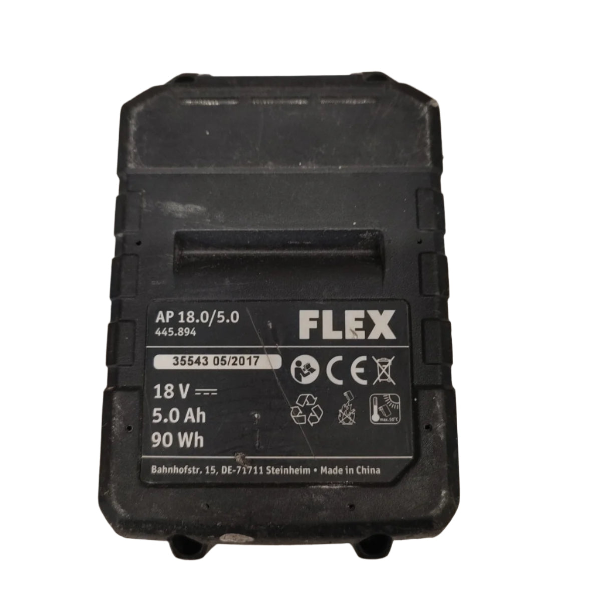 FLEX 18V 5Ah li ion battery USED